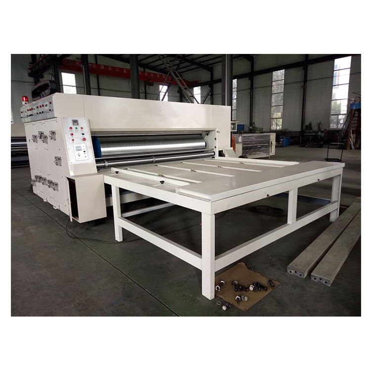 Chain Feeder Semi Automatic Flexo Corrugated Box Printing Slotting Die Cutting Carton Making Machine