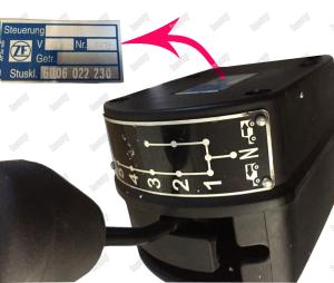 Quality ZF Tramsmission parts, 6006022230 Range selector, gear controller, gear selector wholesale