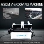 Versatile Automatic V Grooving Machine Stainless Steel Cnc V Grooving Machine