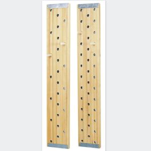 Quality Gym Fitness Wall Mounted Wooden Climbing Peg Board wholesale