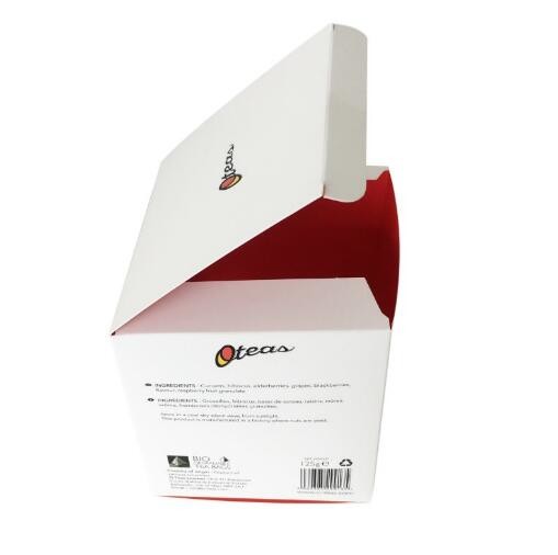 Folding Printing Coffee Cardboard Tea Packaging Small Tea Bag Paper Box