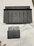 Desk Storage Holder for Office and Home Non-Drilling Metal Laptop Side Organizer