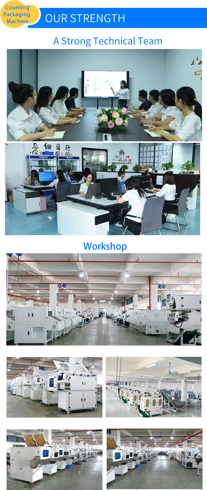 Automatic Bag Counting Packing Machine for Large Quantity Part Packing Easy Operation