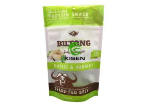 Quality Nylon / Pe Beef Jerky Packaging Bags , Durable Vacuum Zipper Bags For Food wholesale