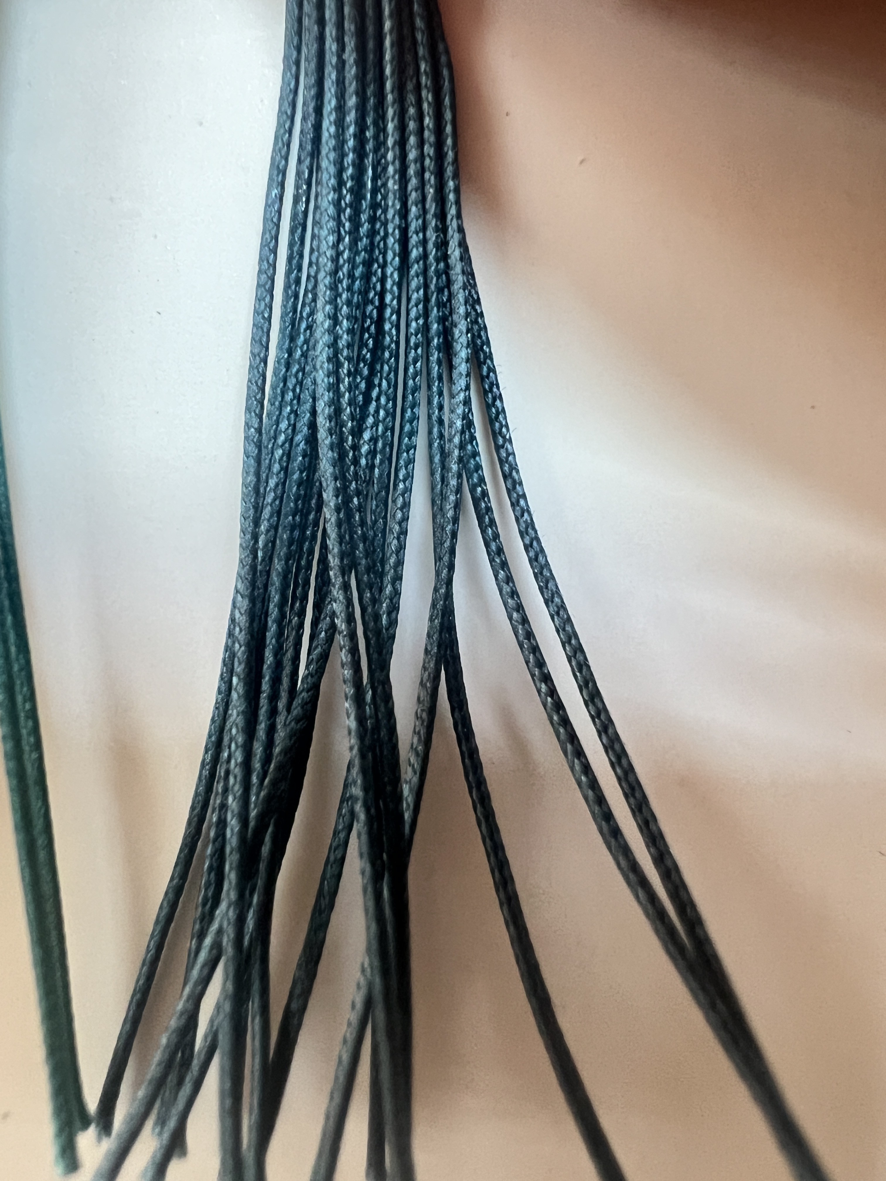 Polyester Coated Yarn PVC Stirling Yarn Customize Coating Thread Sewing Waxed Thread