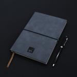 Tied Rope Writing Journal Notebook Blue Color 80 Sheets Paper For Business /