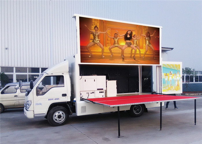 Energy Saving P6.67mm Mobile Truck LED Display Mobile Tv Screen SMD2727