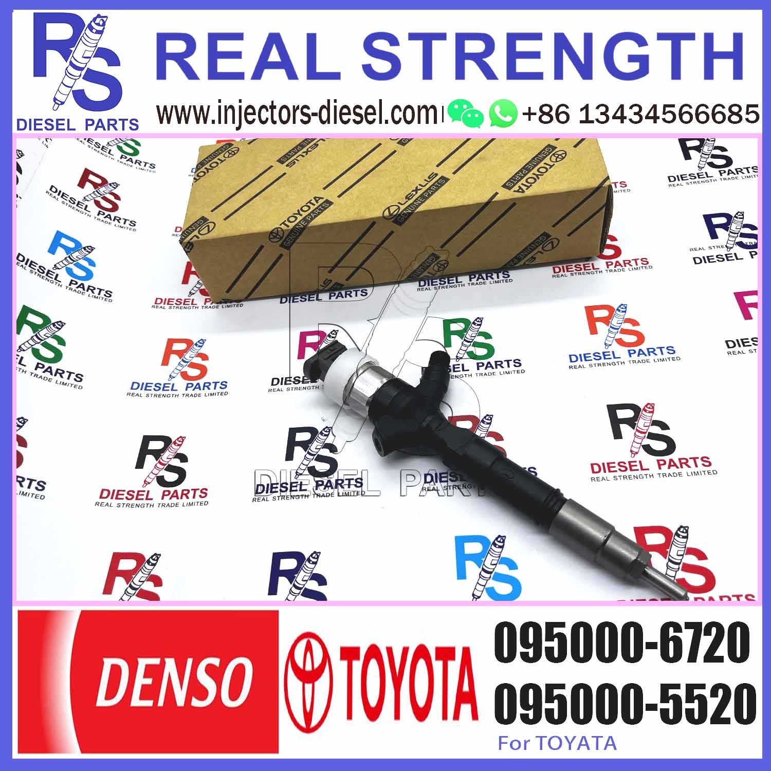 Diesel common rail injector 095000 6720 0950006720 095000-6720 for diesel injector