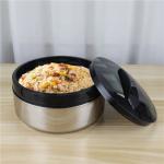 Round Shape Stainless Steel 201 Lunch Box 4pcs Thermal Cooking Stock Pot Set
