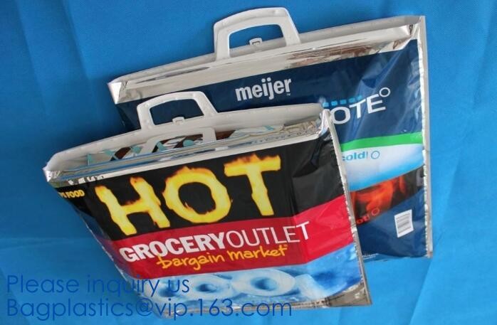 Manufacturer customized portable student instant bag aluminum foil thermal insulation small round food delivery cooler b
