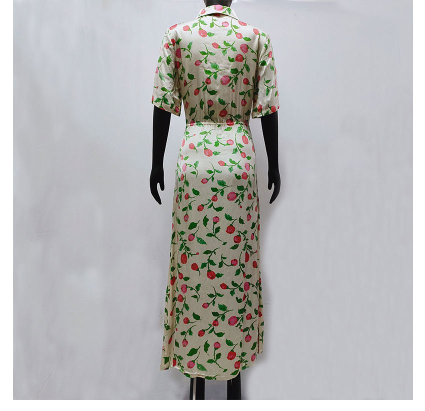 Floral print Women Maxi Dress Summer viscose womens clothing Summer