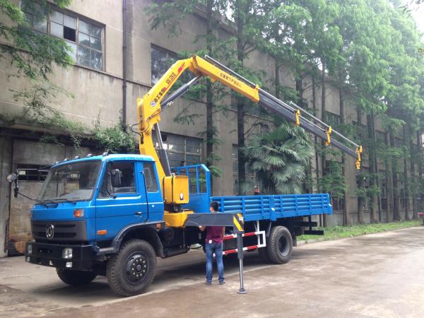 Cheap 6.3t 140kw Truck Mounted Telescopic Crane SQ6.3ZK3Q for sale