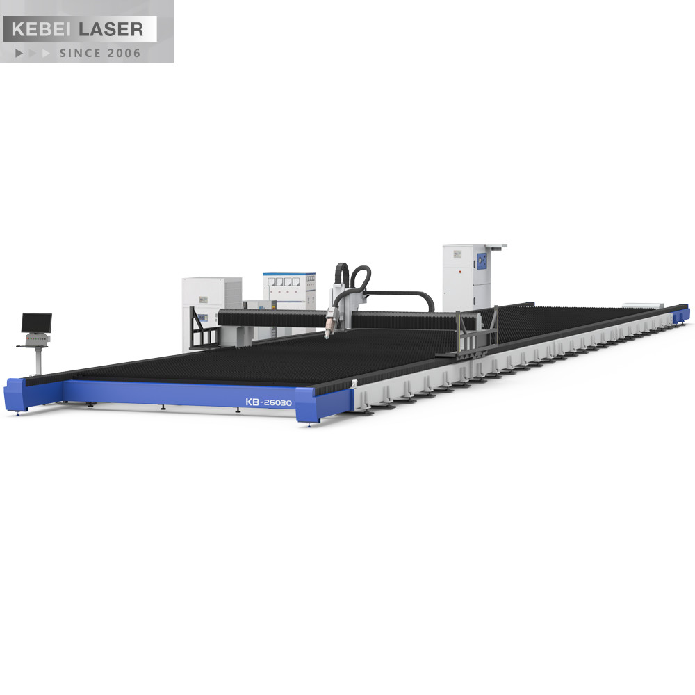 Powerful Gantry Laser Cutting Machine With Water Cooling Cypcut Control System And AC380V/50Hz Power Supply