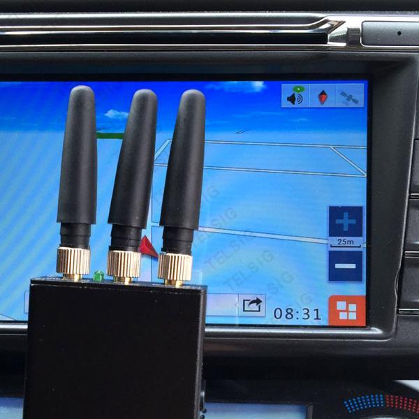 GSM / 2G / 3G Portable Cell Phone Signal Jammer , 3 Antenna Portable Cell Phone