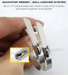 7.9mm Width Self-locking Metal Cable Ties, 100-1000mm Length Ball-locking Tie