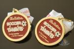 Personalized Soccer Zinc Alloy Medal Running And Football Medallions