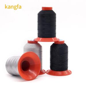 Quality 115G Antistatic Polyester Wire Metal Fiber Clothing Conductive Thread with Spun Yarn wholesale