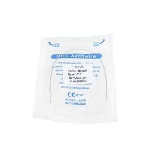 Quality Precision ALS Orthodontic Accessory Natural TMA Round Wires 0.012/14/16/18/20 for Dentistry wholesale