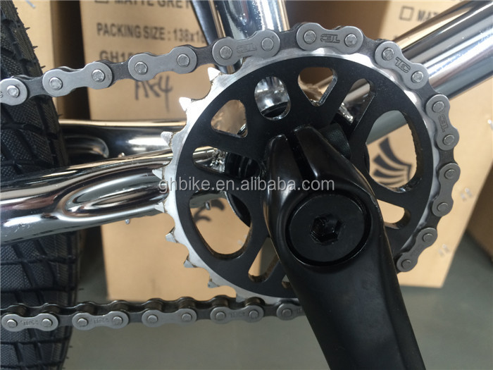 Steel Fork Material and 20" Wheel Size BMX Bicycle with Chrome Steel Frame