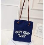 Canvas shoulder bag leisure female bag bucket casual Korean version of the hand