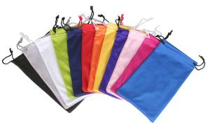 Quality Heat Transfer Lamination Microfiber Glasses Pouch , Gravure Drawstring Sunglasses Pouch wholesale
