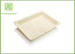 Odorless Elegant Disposable Plates , Medium Wooden Serving Platters Well
