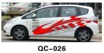 Personalised Car Body Sticker QC-026B / PVC Car Decoration