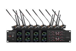 Quality 8 Channels UHF Wireless Microphone System Professional Sound Quality wholesale