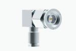 Professional Brass Contact Nickel Plated TNC Male Right Angle Stainless Steel RF