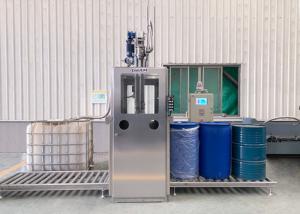 Quality One Nozzles 200L Semi Auto Liquid Filling Machine wholesale