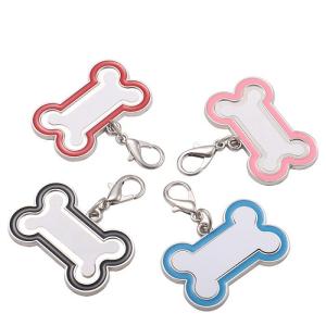 Quality Sublimation Bone Dog Tags With Aluminum Metal Insert Blanks wholesale