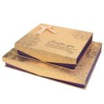 Chocolate Wedding CMYK Paper Magnetic Lid Gift Box PANTON Cardboard Packaging