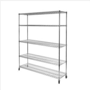Quality Mobile Commercial Grade Steel Wire Shelving For Outdoor Products 54&quot; W X 14&quot; D wholesale
