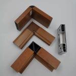 OEM Libya Aluminium Kitchen Profiles Wood Grain Aluminum Extrusion