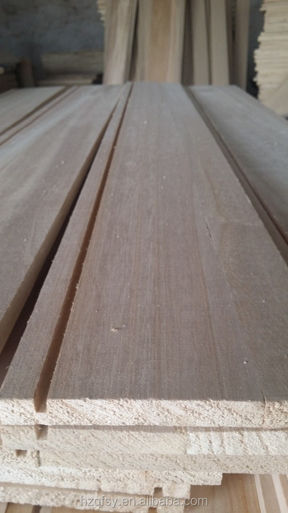 Solid Wood Paulownia Edge Glued Board Chinese Design Style Customizable Wood Panels