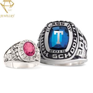 Quality Stainless Steel High School Womens Class Rings wholesale