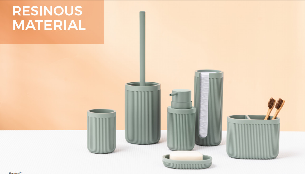 Bathroom Accessories Set Foam Dispenser Soap Dispenser Toothbrush Holder Soap Dish