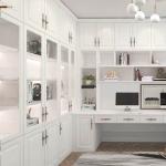 White Bedroom Swing Door Wardrobe Furniture 16mm 18mm