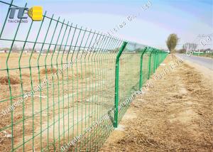 Pvc Coated Welded Wire Fence High Speed Protection Net Corrosion Resistance
