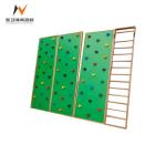 Children's Wooden Rib Wooden Frame for Training Climbing Wall in Dark Grey Color