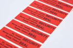 Red 56um 1mil Matte Non Transfer Tamper Evident Label For VOID