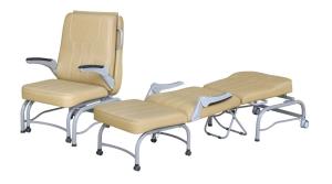 Quality Mobile Folding Convertible Attendant 38Kg 106cm Medical Recliner Chair wholesale