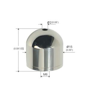 Quality Hemispherical Brass Ceiling Attachment Parts For Hanging System YW86249 wholesale
