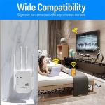 Long Range 1200mbps 5g Wifi Booster Outdoor WiFi Extender Dual Band 2.4G 5GHz