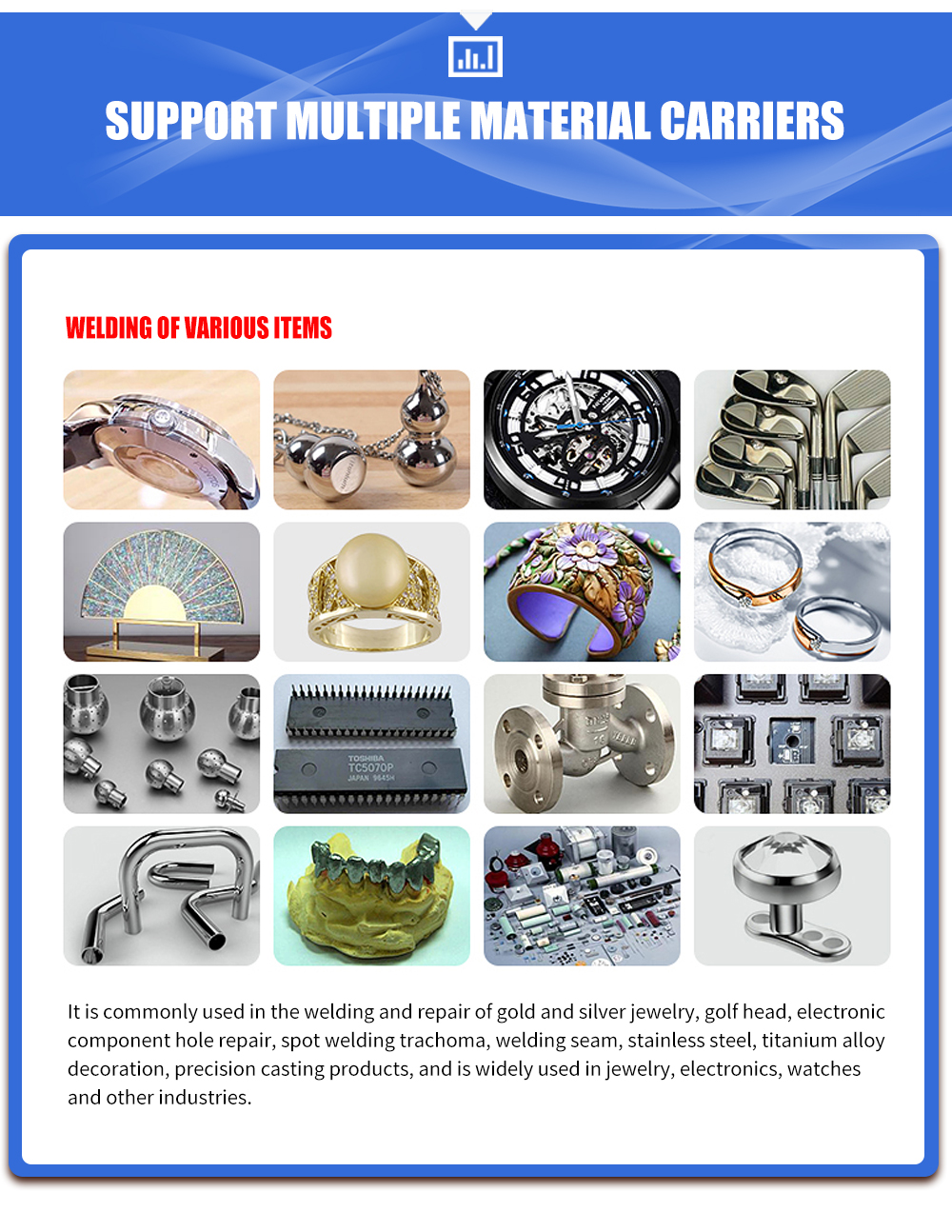 100watt Desktop Jewelry Laser Welding Machine with Easy Operate and Portable Design Advantage