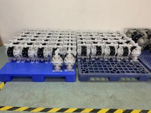 China Positive Displacement Air Driven Double Diaphragm Pump Flowed Medium on sale