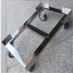 Four Wheels Aluminum Platform Trucks Trolley Cart Supermarket Logistics House