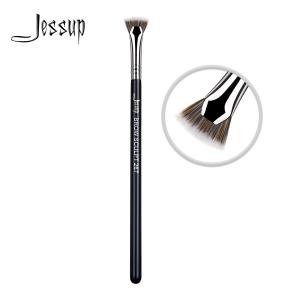 Quality Black Silver 1pc Jessup Makeup Brush For Eyebrow Eyeshadow Lip wholesale