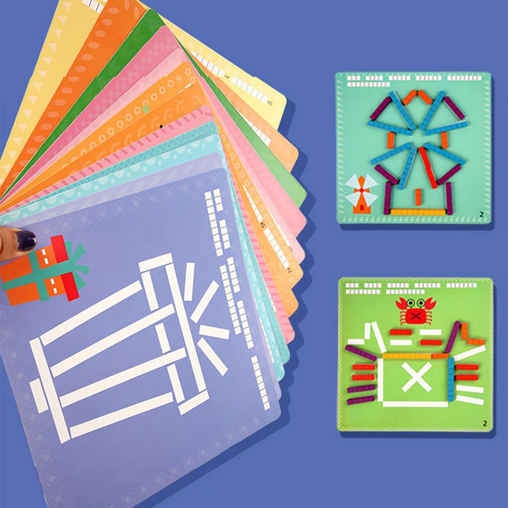 Arithmetic Jigsaw Puzzle Wooden For Child Early Learning Logical Thinking