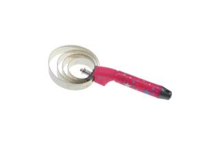 Quality Pet Portable Metal and PP Handle Sweat Scraper Horse Grooming Strong Sturdy High Durability wholesale